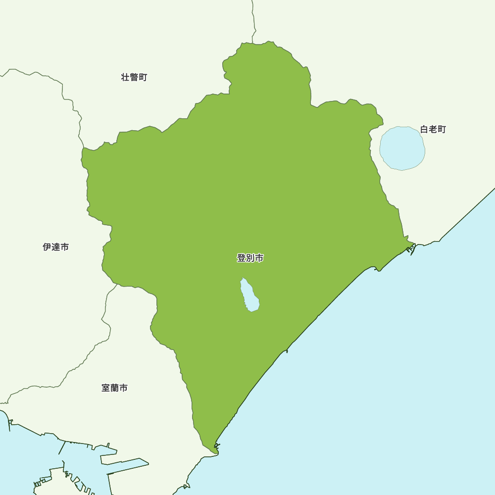 登別市のGoogleMap