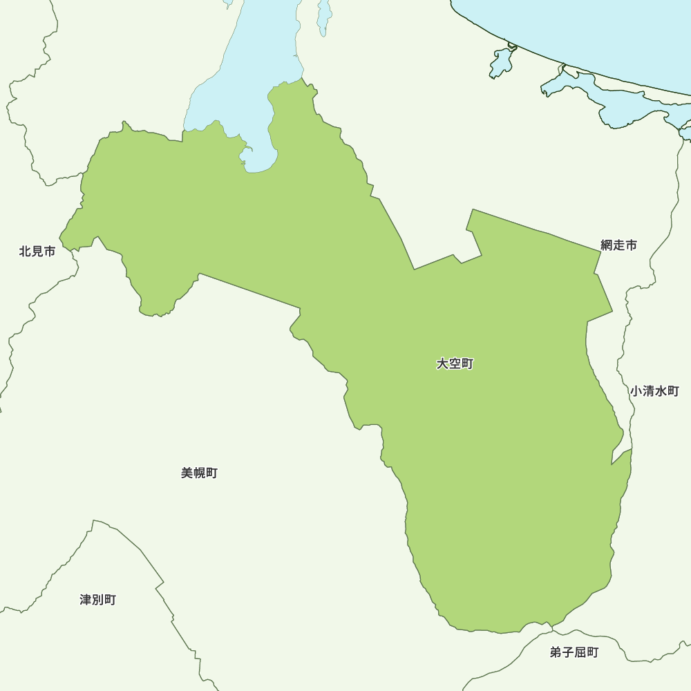 大空町のGoogleMap
