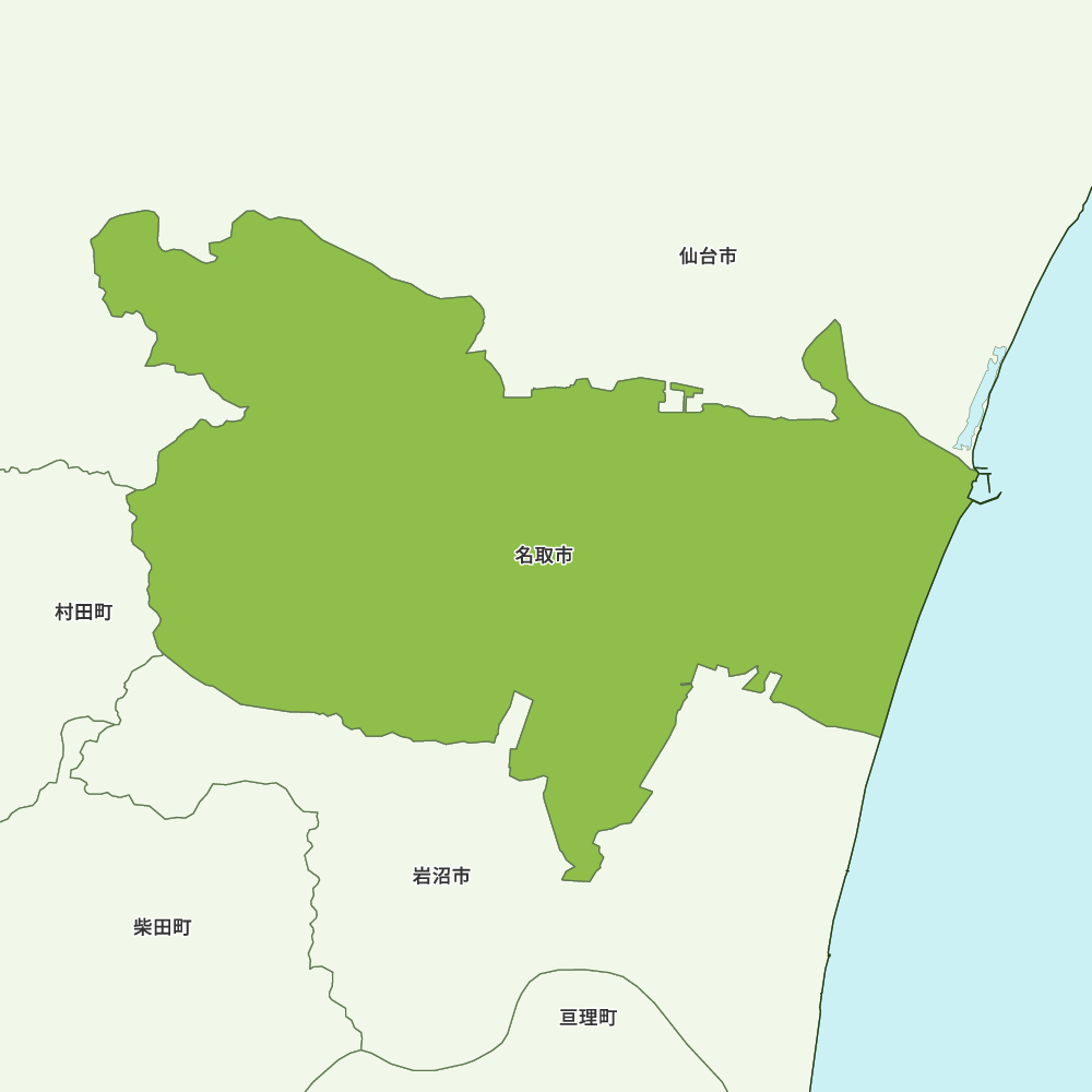 名取市のGoogleMap