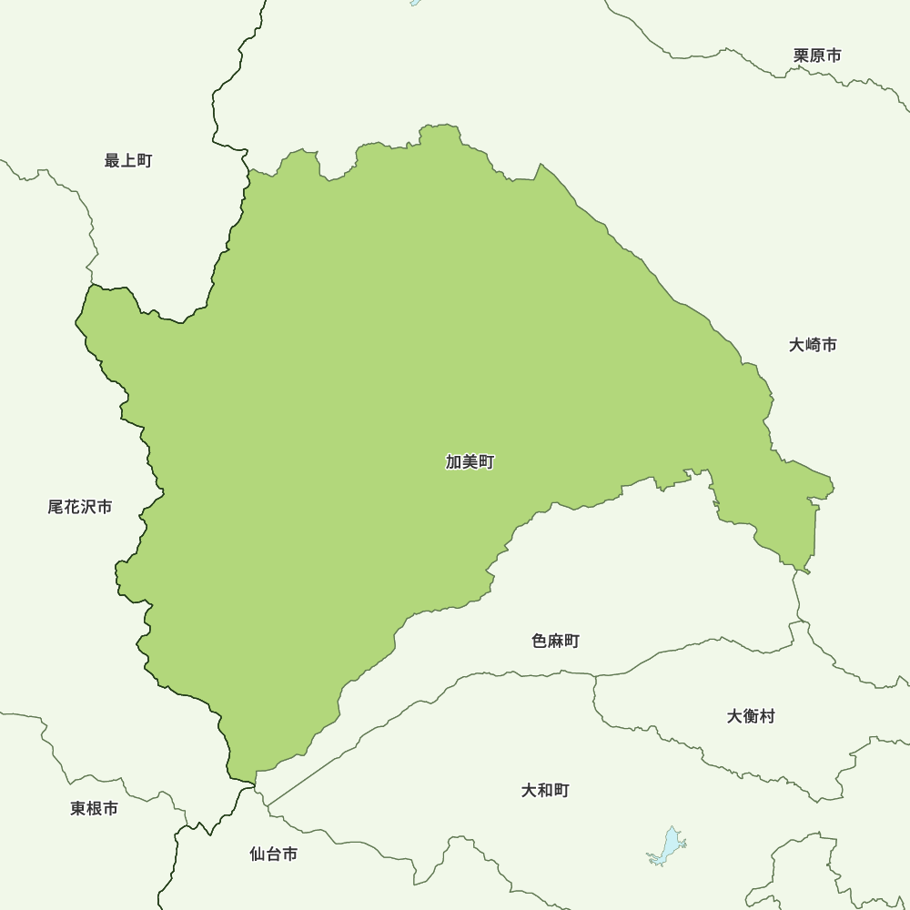 加美町のGoogleMap