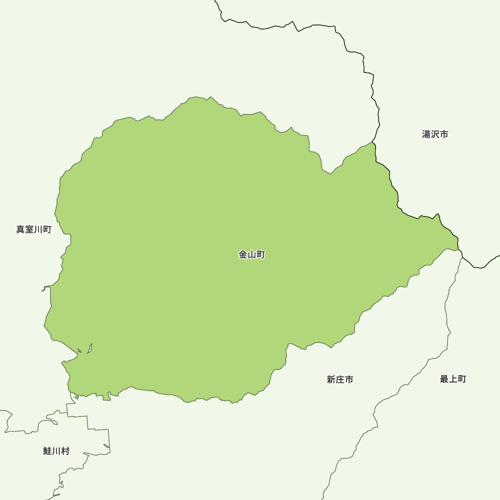 金山町のGoogleMap
