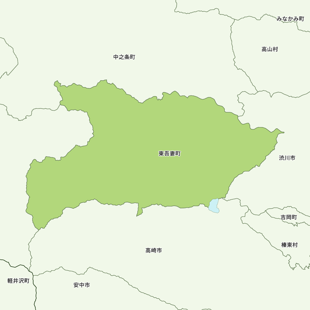 東吾妻町のGoogleMap