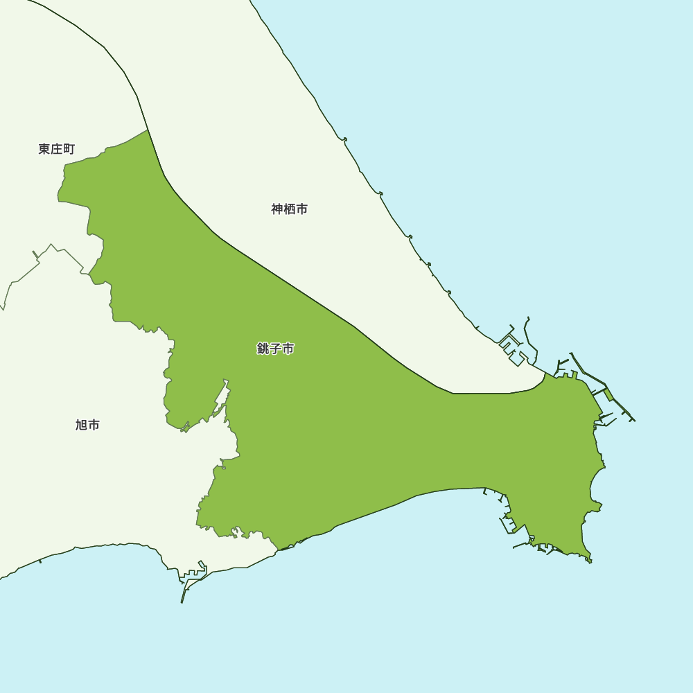 銚子市のGoogleMap