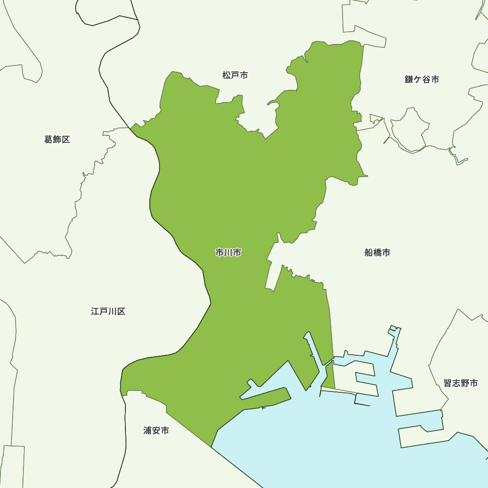 市川市のGoogleMap