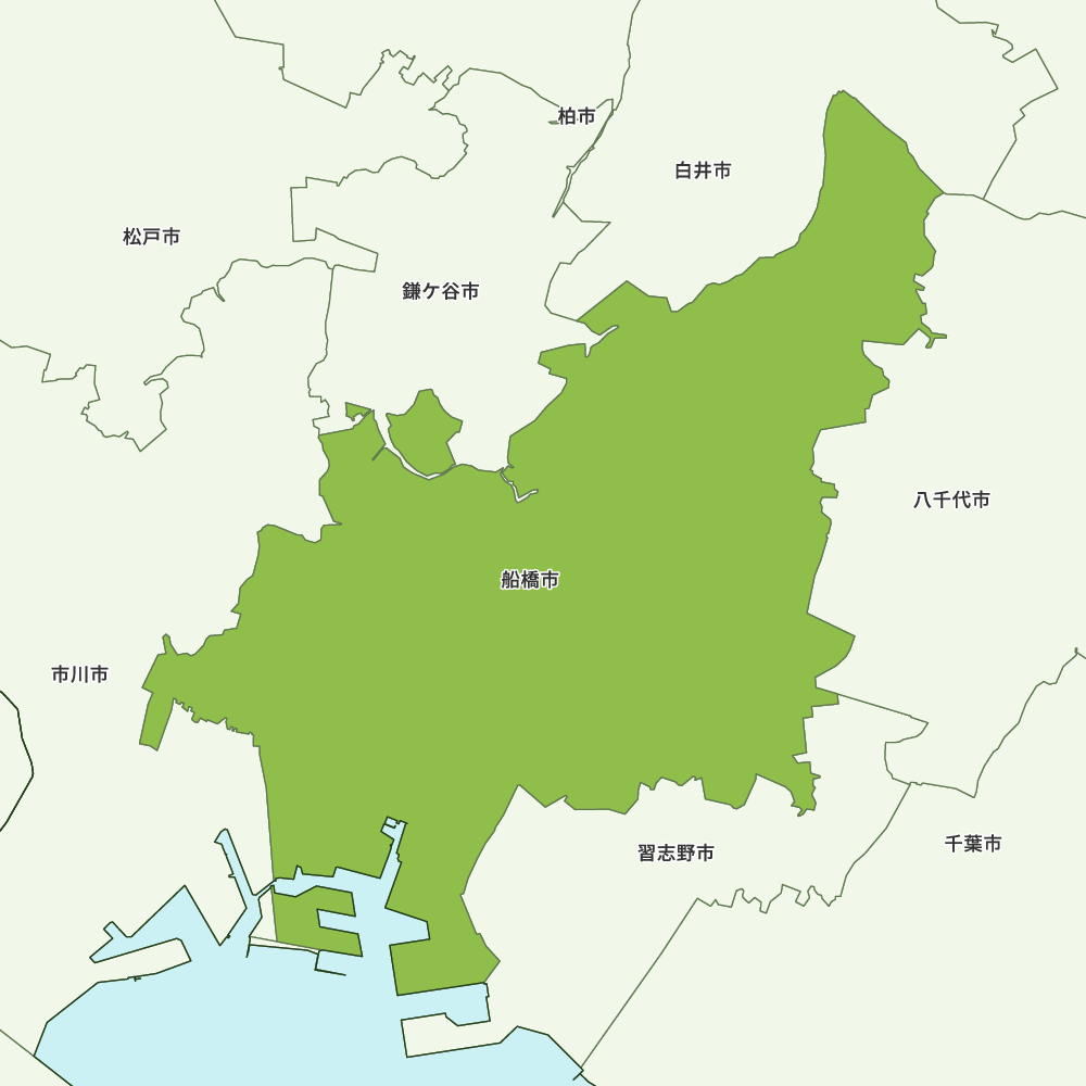 船橋市のGoogleMap