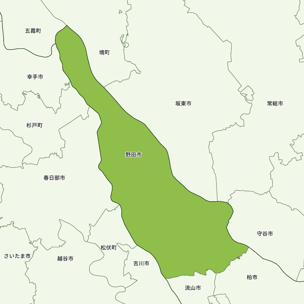野田市のGoogleMap