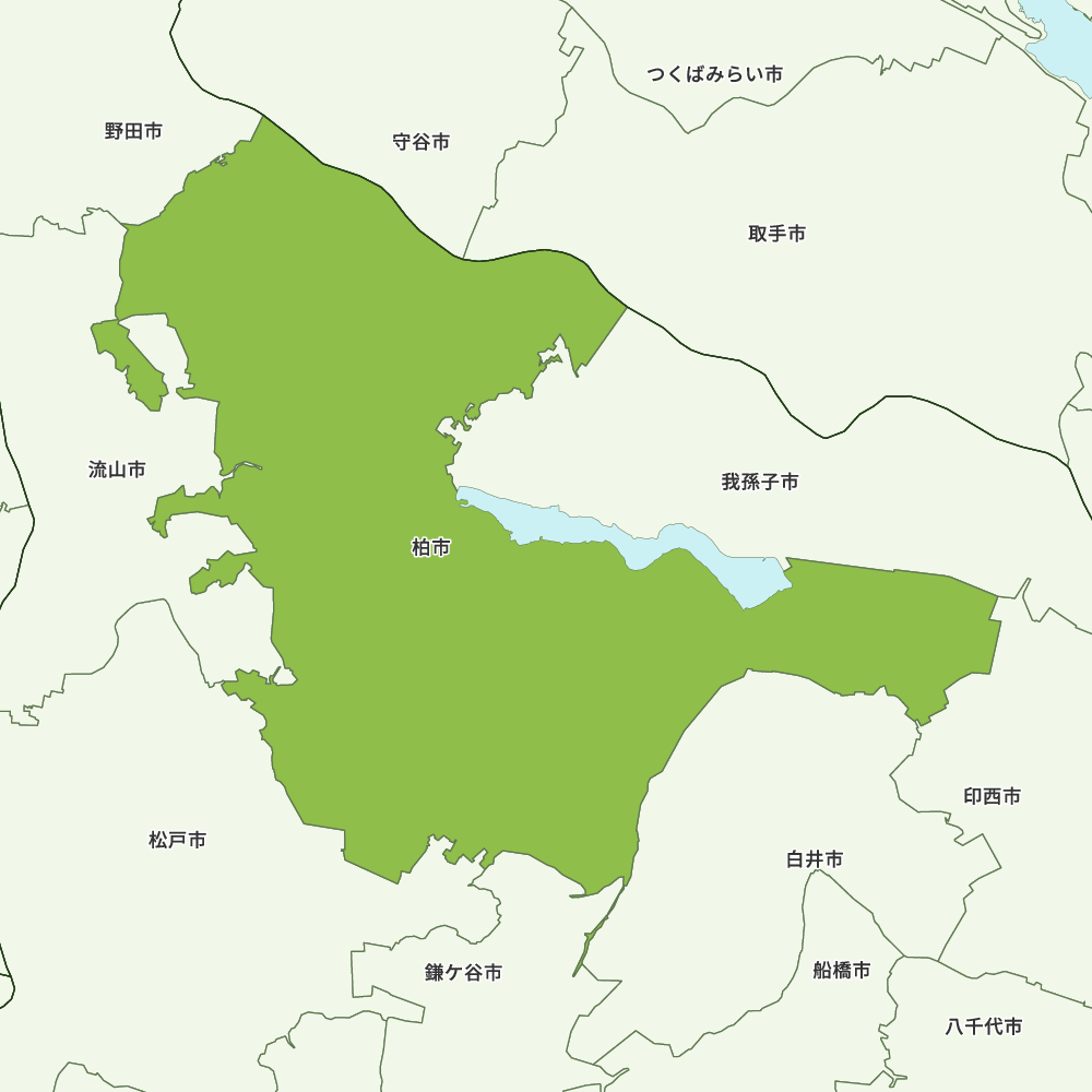 柏市のGoogleMap