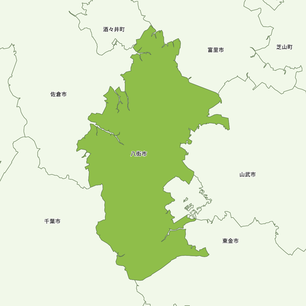 八街市のGoogleMap
