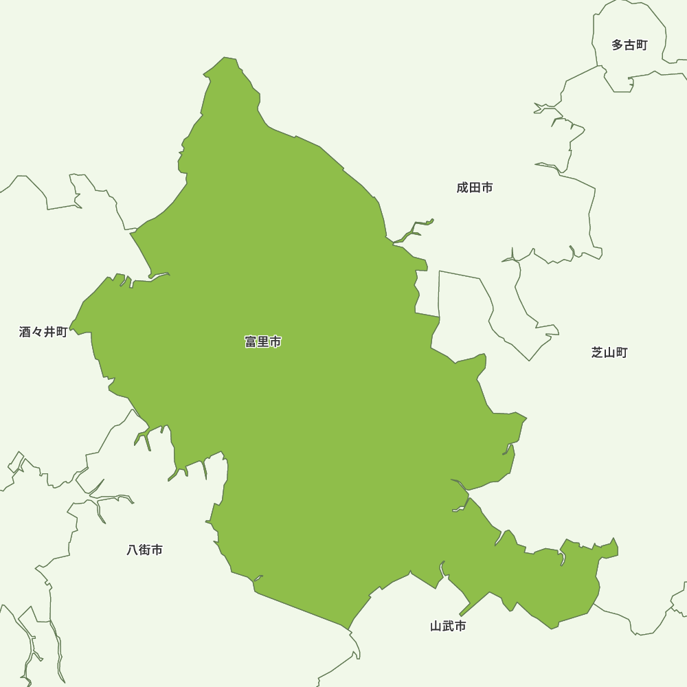 富里市のGoogleMap
