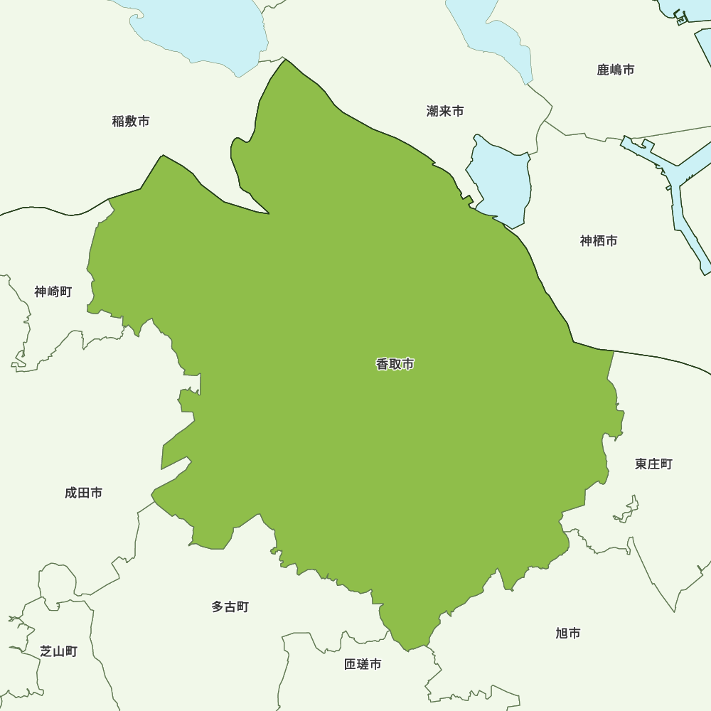 香取市のGoogleMap