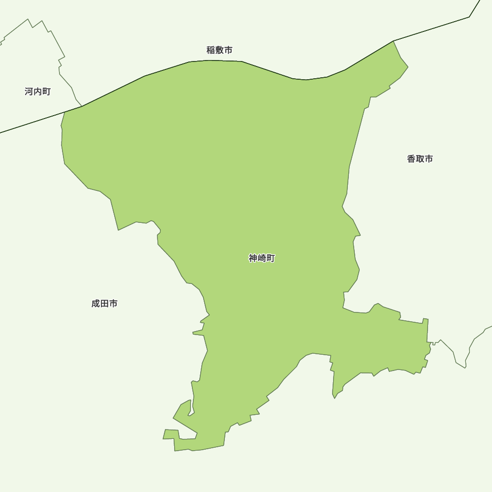 神崎町のGoogleMap