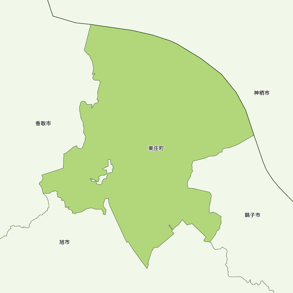 東庄町のGoogleMap