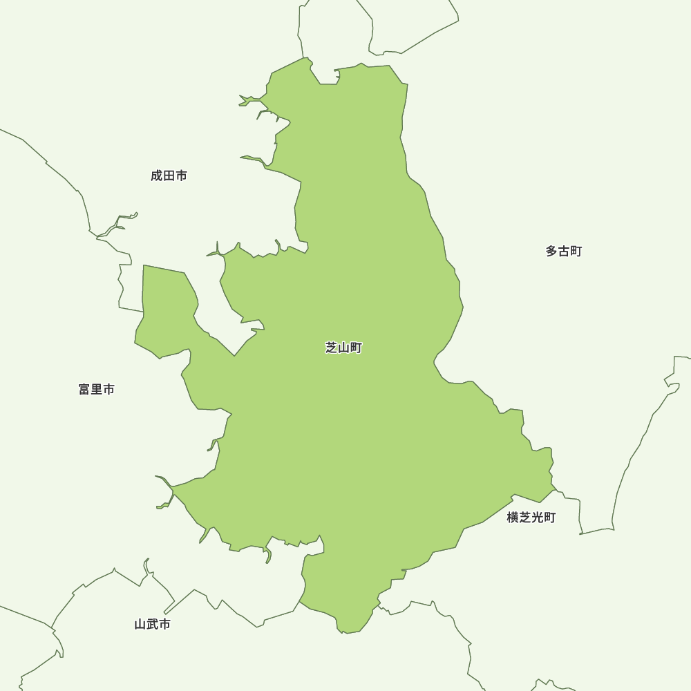 芝山町のGoogleMap