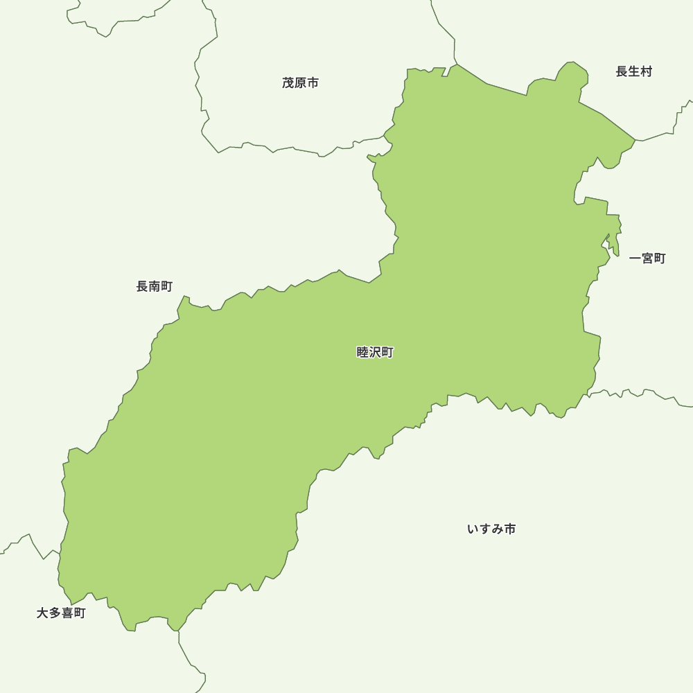 睦沢町のGoogleMap