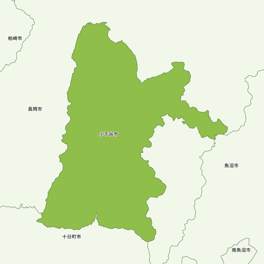 小千谷市のGoogleMap