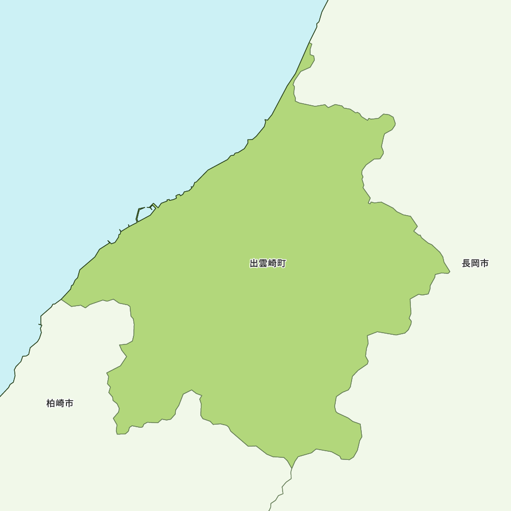 出雲崎町のGoogleMap
