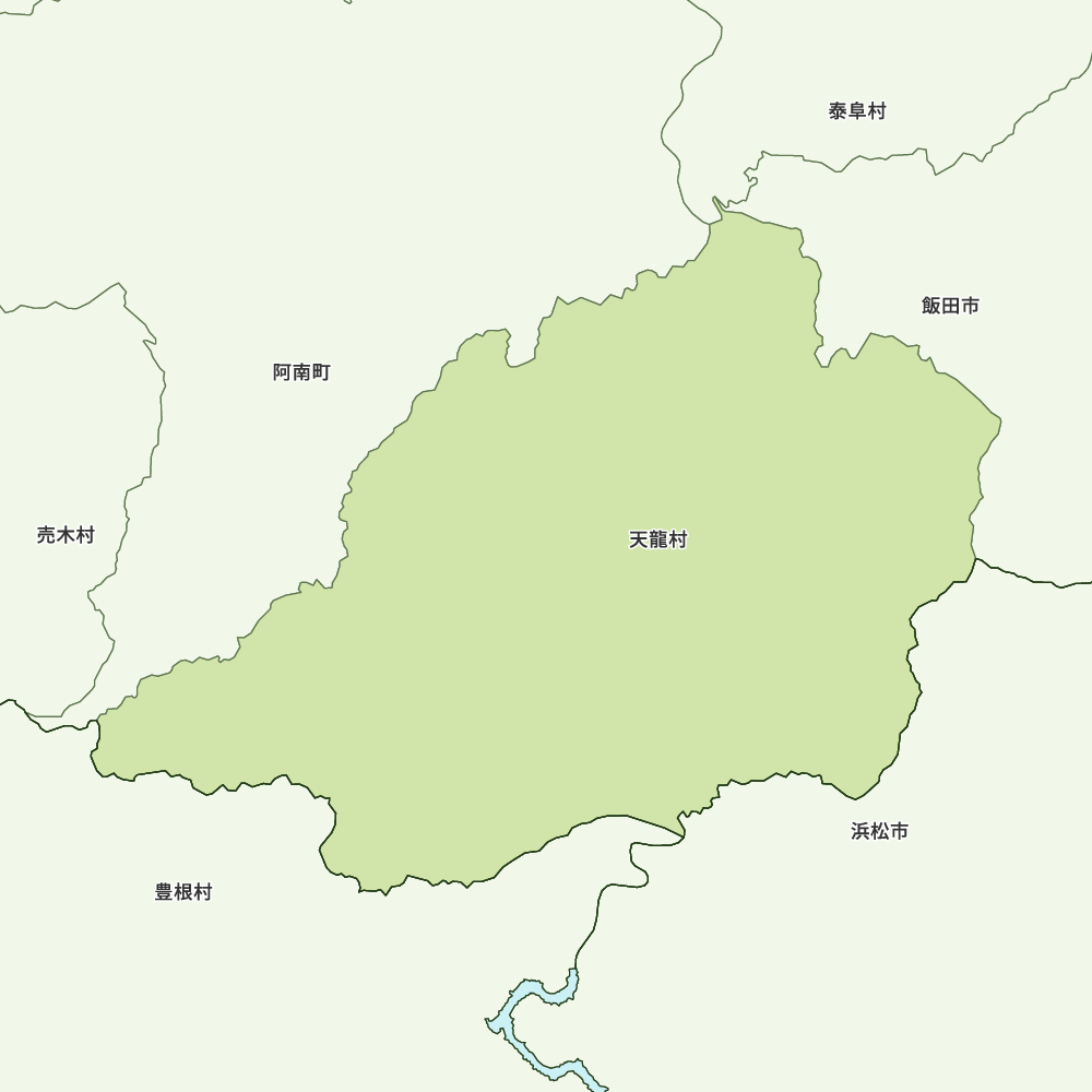 天龍村のGoogleMap