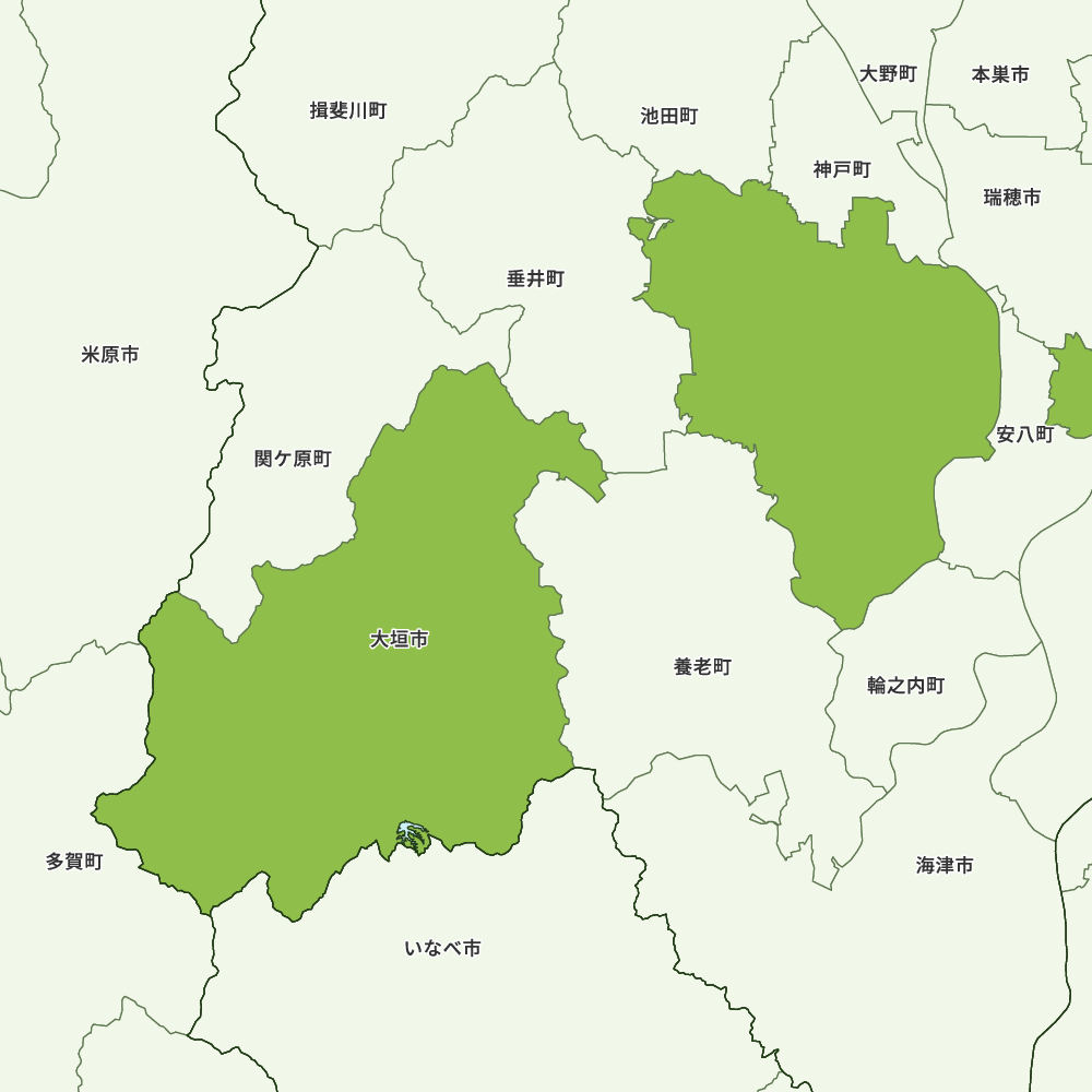 大垣市のGoogleMap