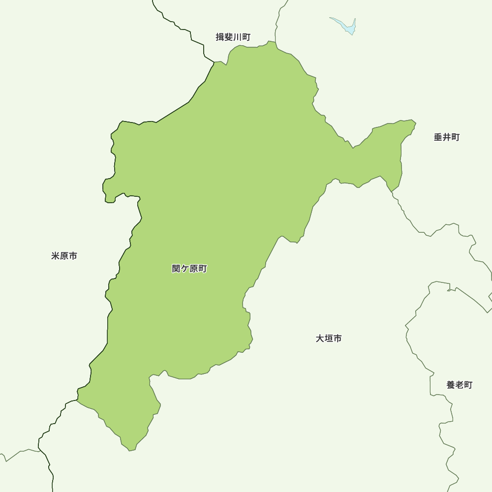 関ケ原町のGoogleMap
