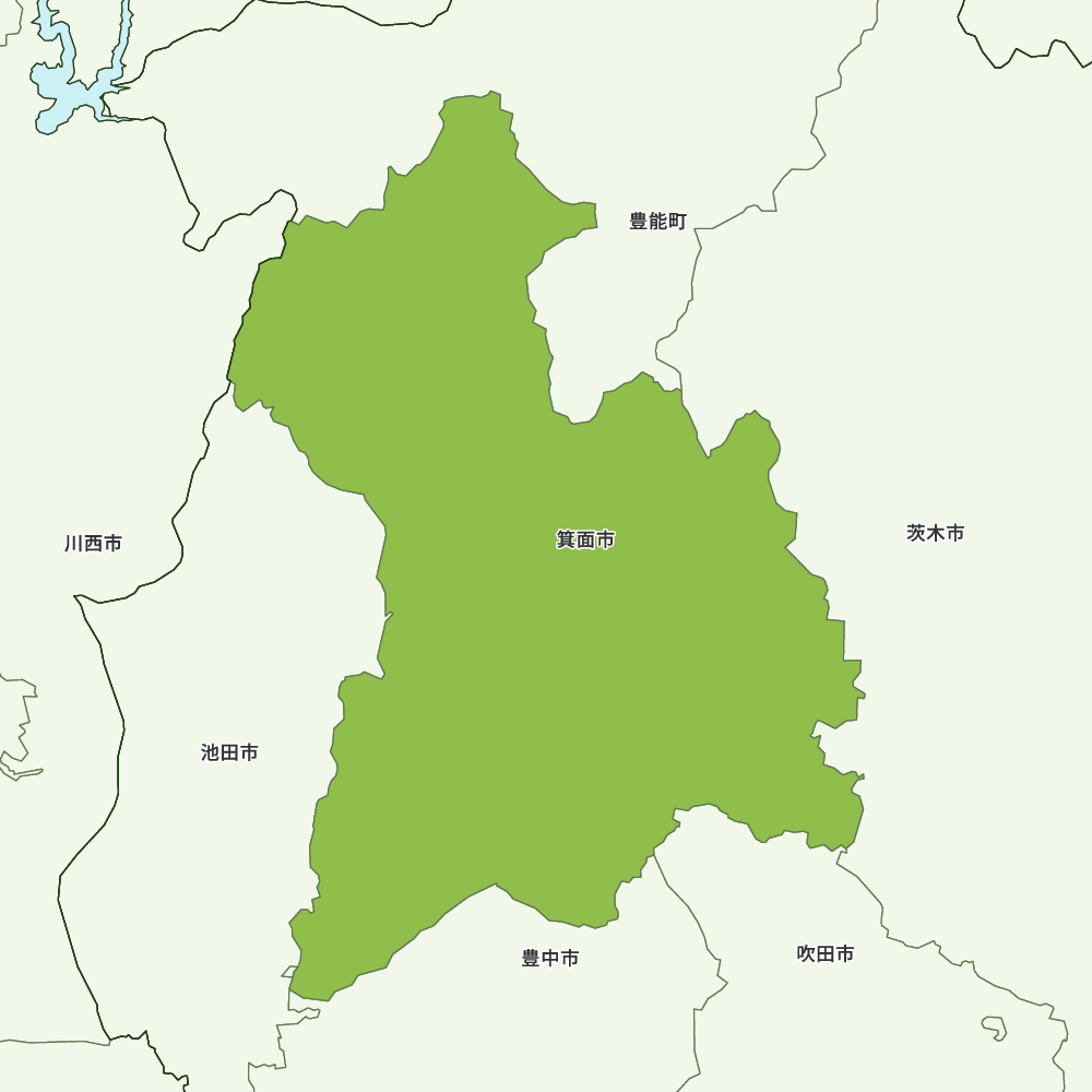 箕面市のGoogleMap