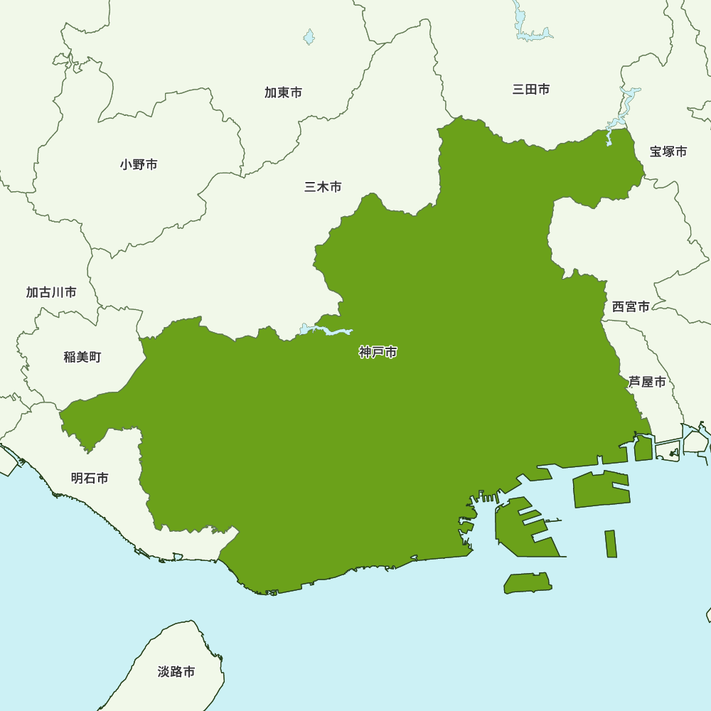神戸市のGoogleMap