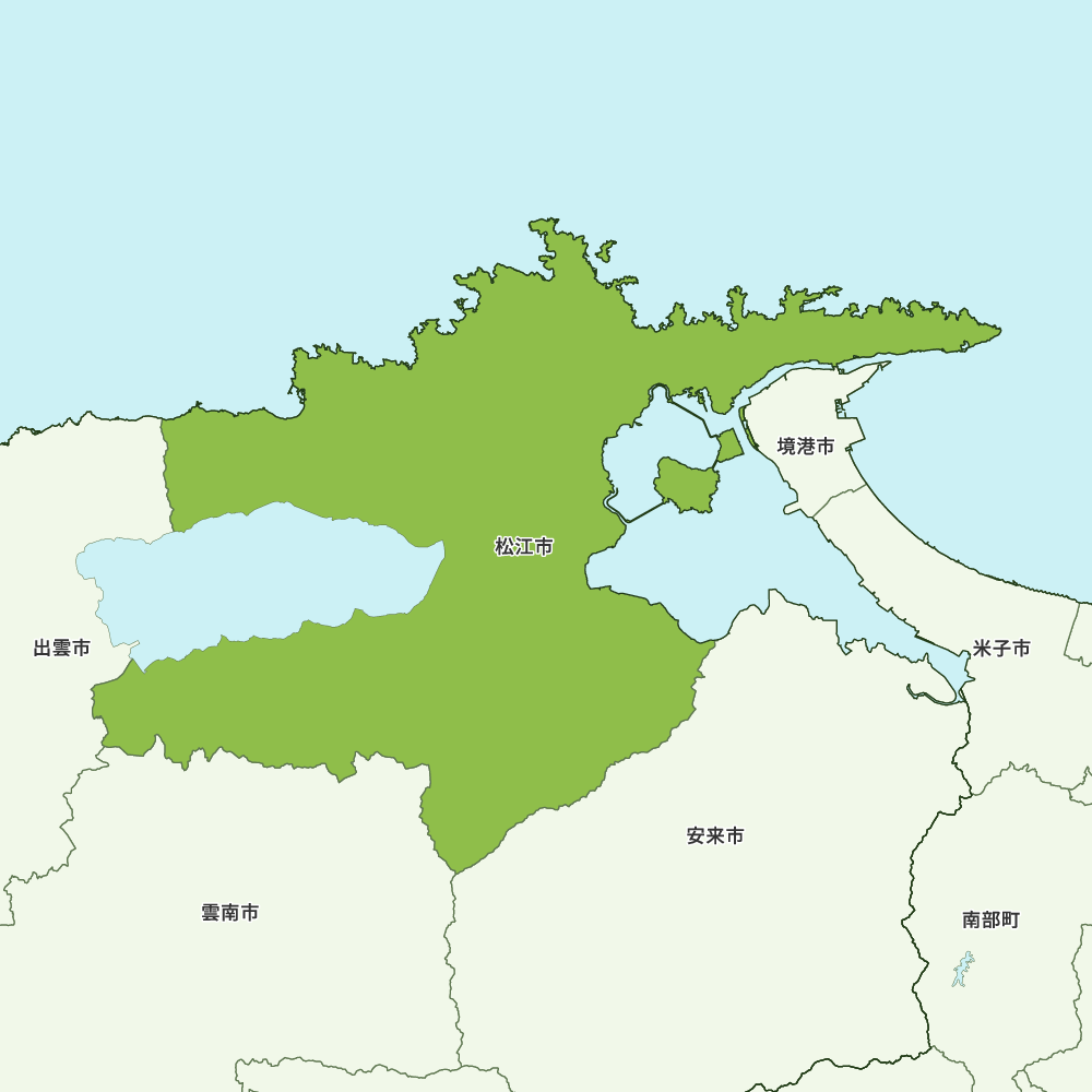 松江市のGoogleMap