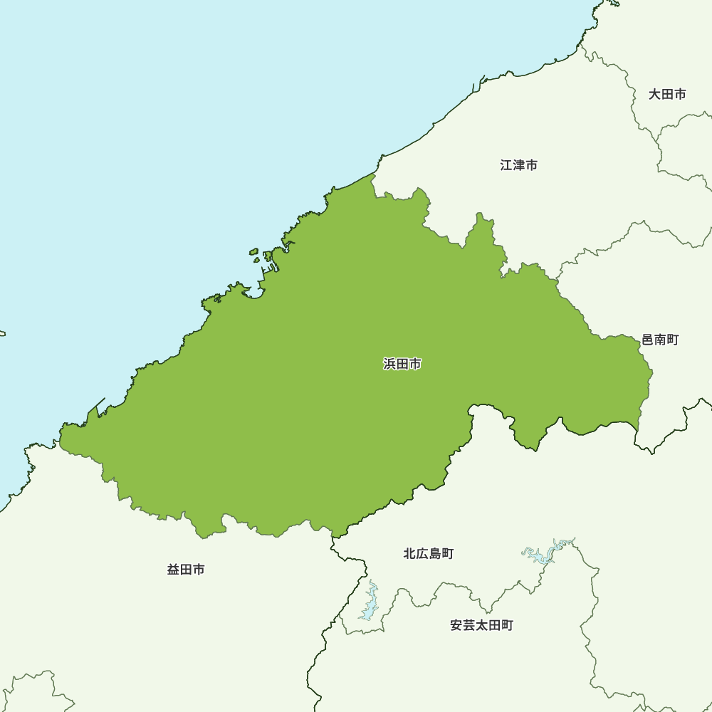 浜田市のGoogleMap