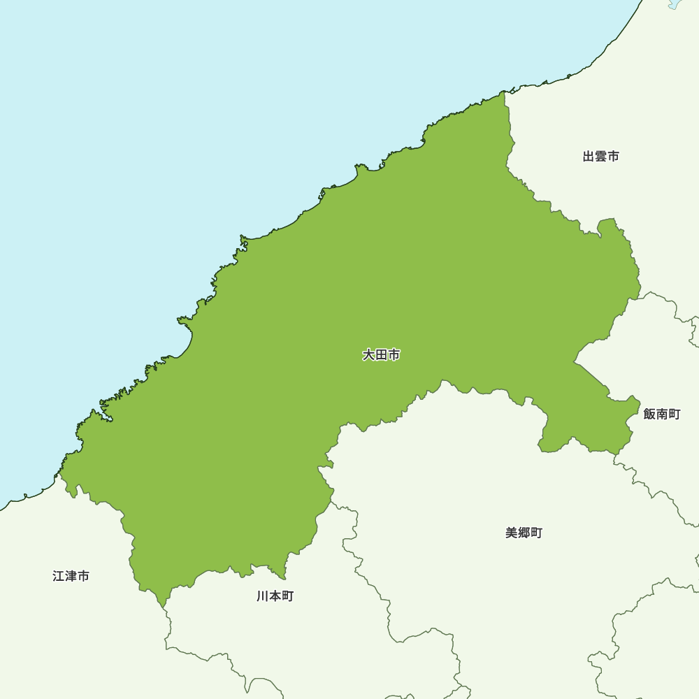 大田市のGoogleMap