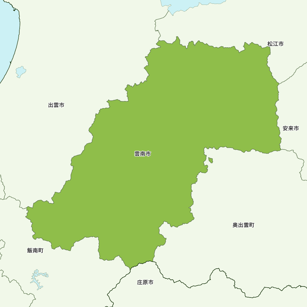 雲南市のGoogleMap