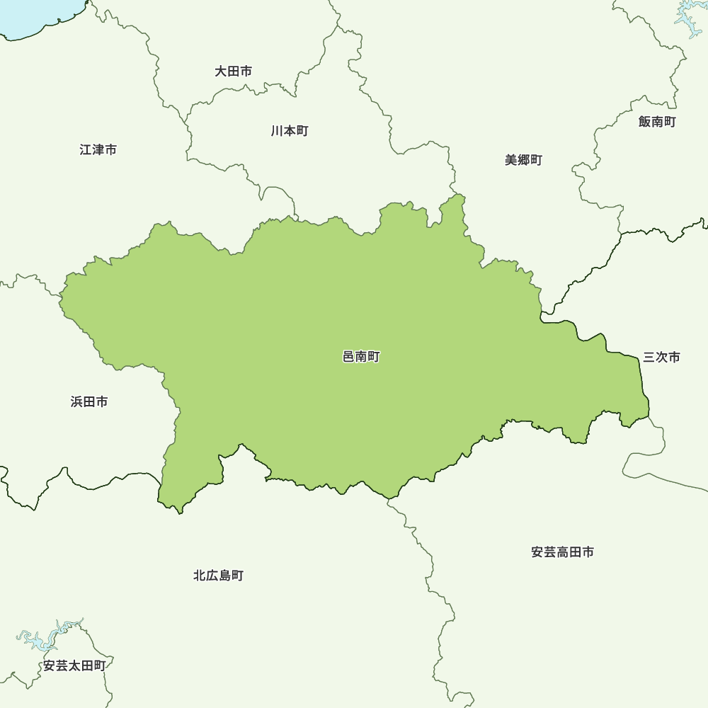 邑南町のGoogleMap