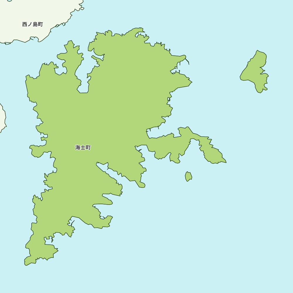 海士町のGoogleMap