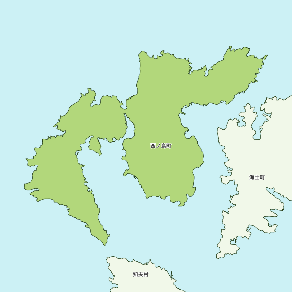 西ノ島町のGoogleMap