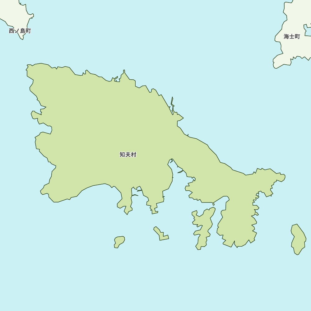 知夫村のGoogleMap