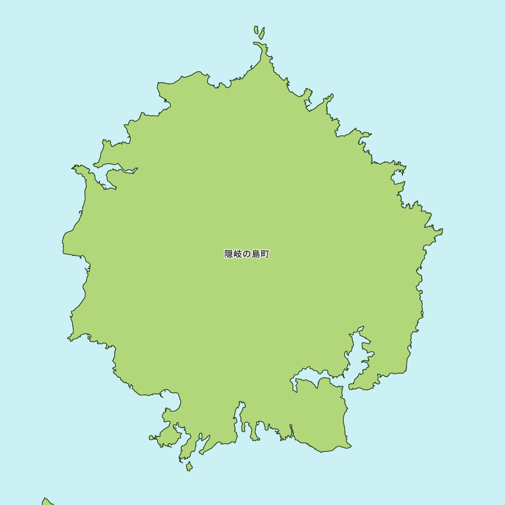 隠岐の島町のGoogleMap