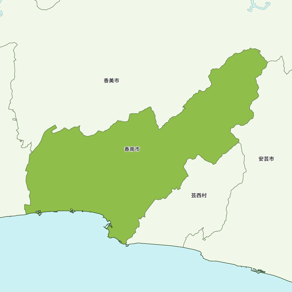 香南市のGoogleMap