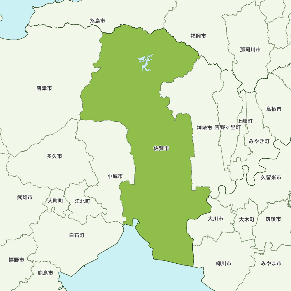 佐賀市のGoogleMap