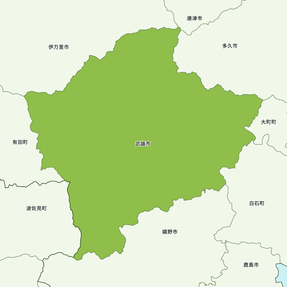 武雄市のGoogleMap