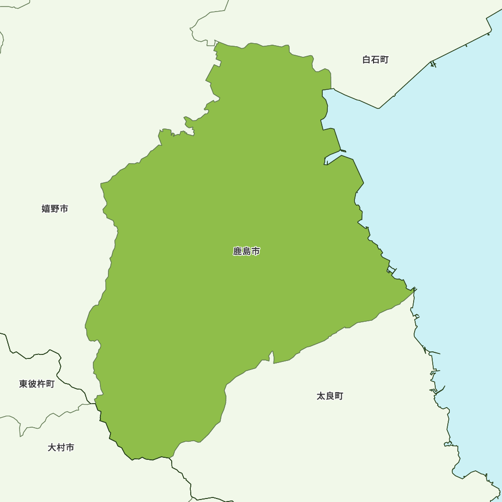 鹿島市のGoogleMap