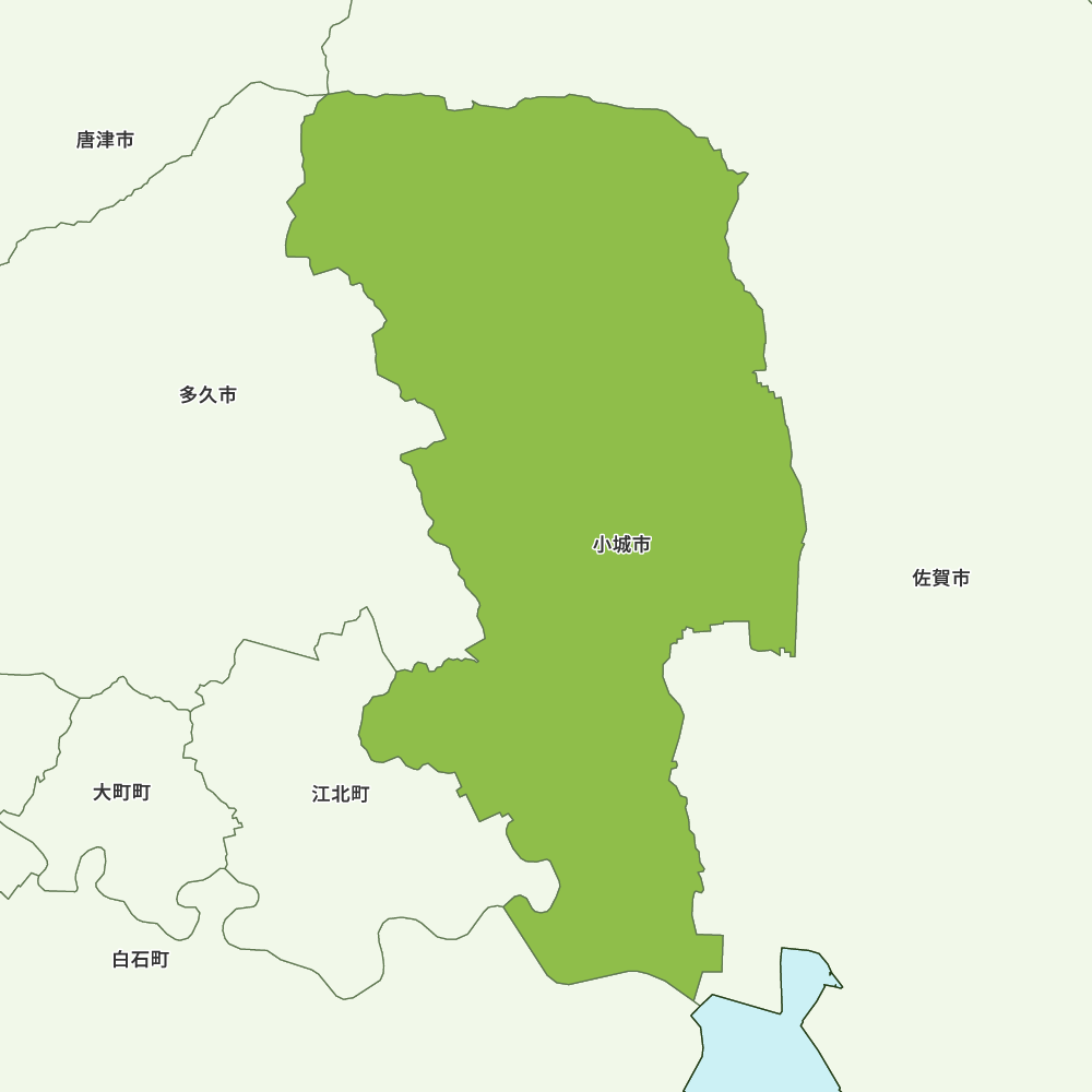小城市のGoogleMap