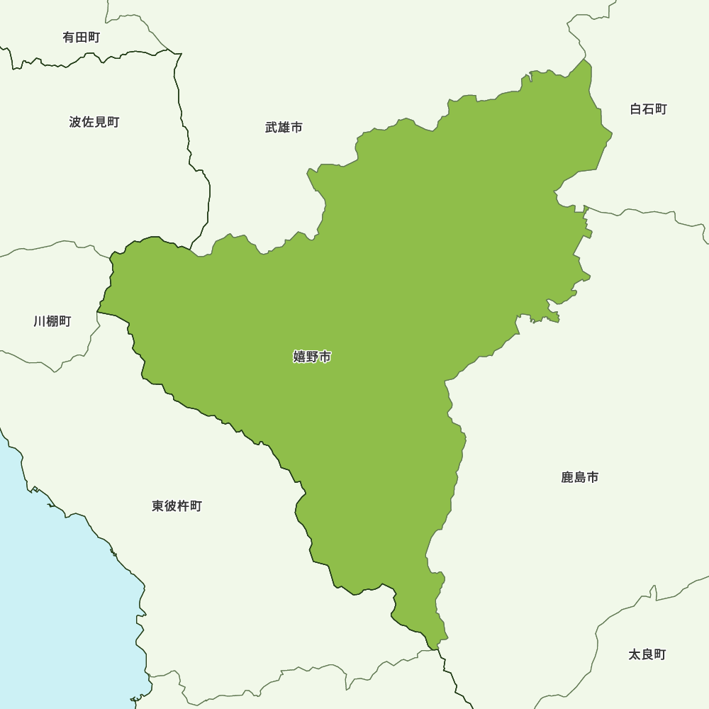 嬉野市のGoogleMap