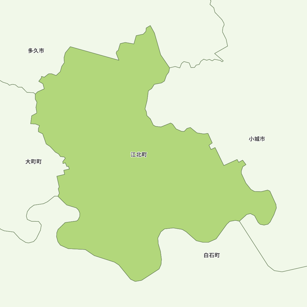 江北町のGoogleMap